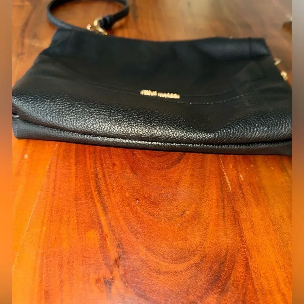 Steve Madden leather crossbody chain/leather handle medium size Purse